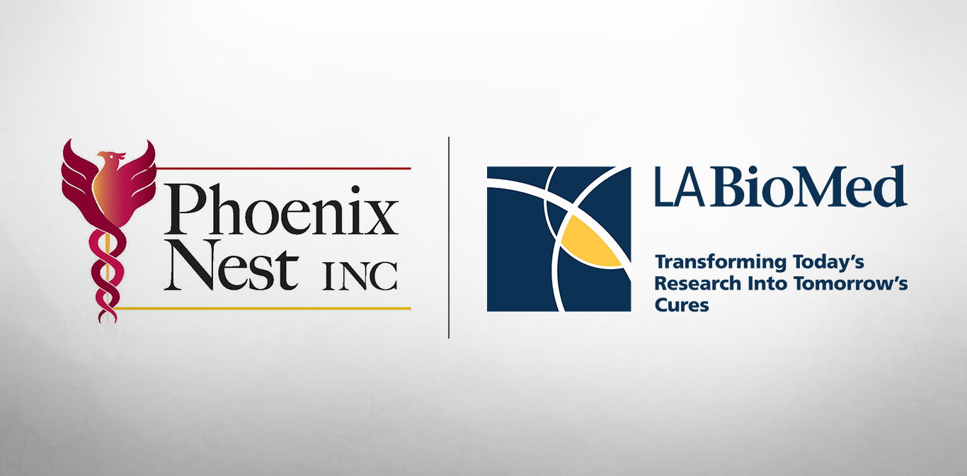 Phoenix Nest Inc and LA BioMed Logos