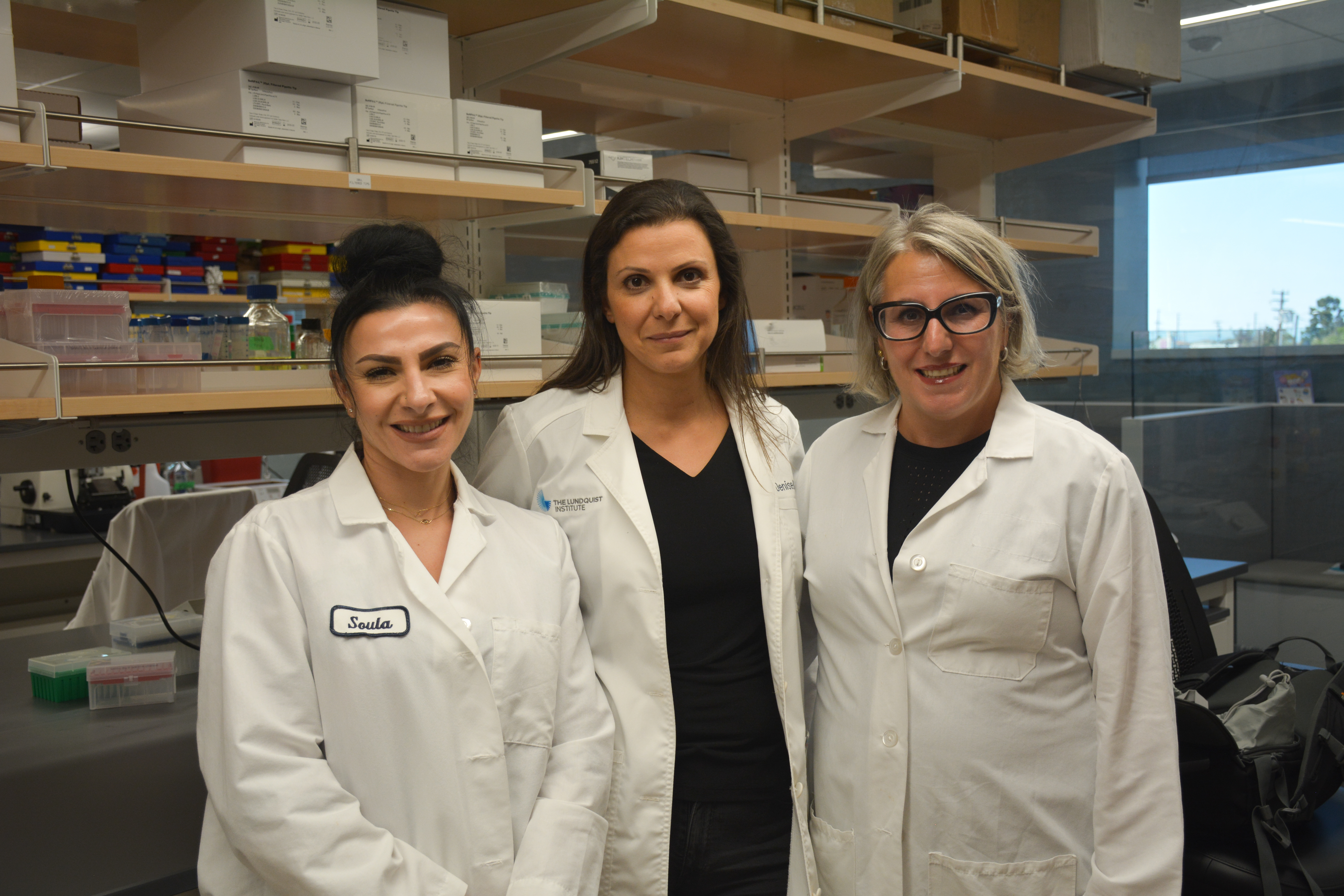 Dr. Soula Danopoulos, Dr. Denise Al Alam and Dr. Michelina Iacovino 