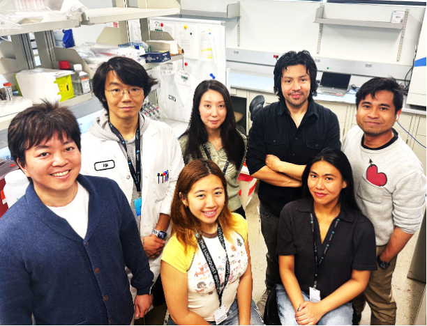 Assembled lab workers
