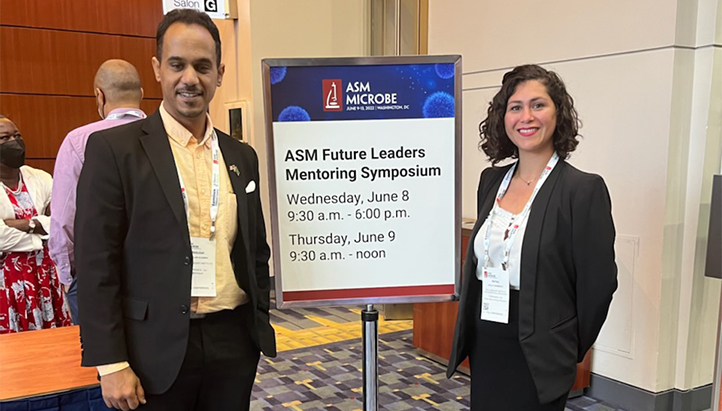 PhD Students Ashley Barbarino and Abdula Alqarihi