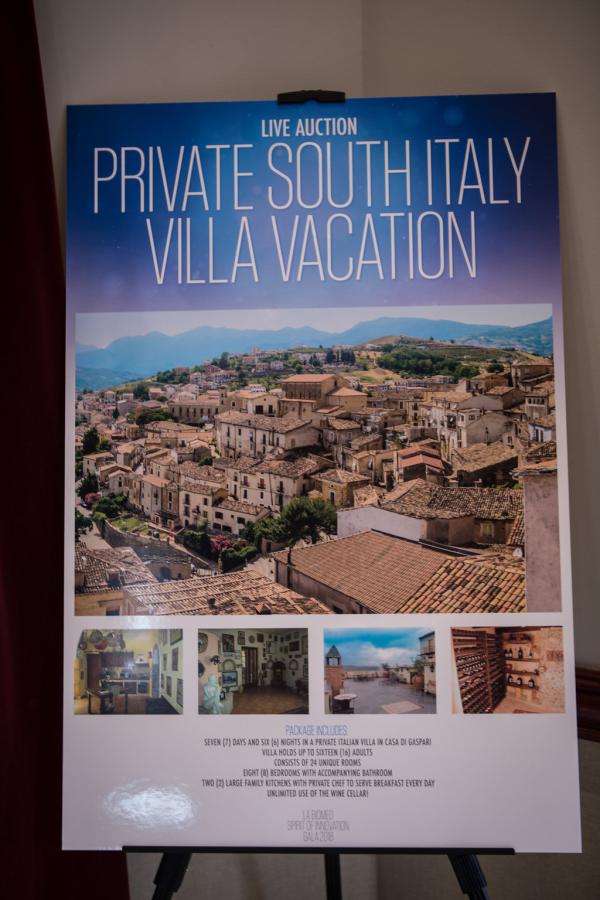 Live Auction Private South Italy Villa Vacation