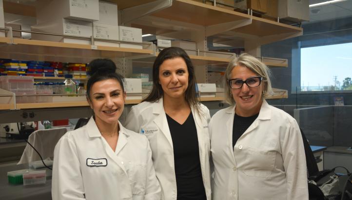 Dr. Soula Danopoulos, Dr. Denise Al Alam and Dr. Michelina Iacovino 