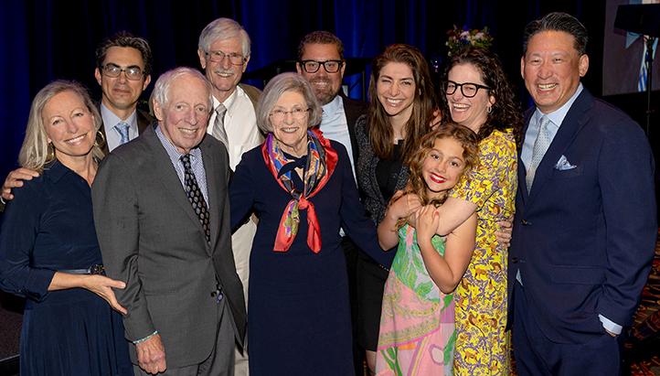 Group photo celebrating the career of David S. Cannom, MD