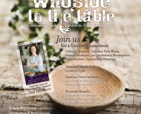 Las Candalistas Wildside to the table luncheon flyer