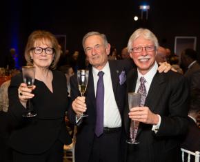 Richard and Melanie Lundquist with David Meyer, PhD