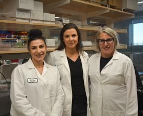 Dr. Soula Danopoulos, Dr. Denise Al Alam and Dr. Michelina Iacovino 