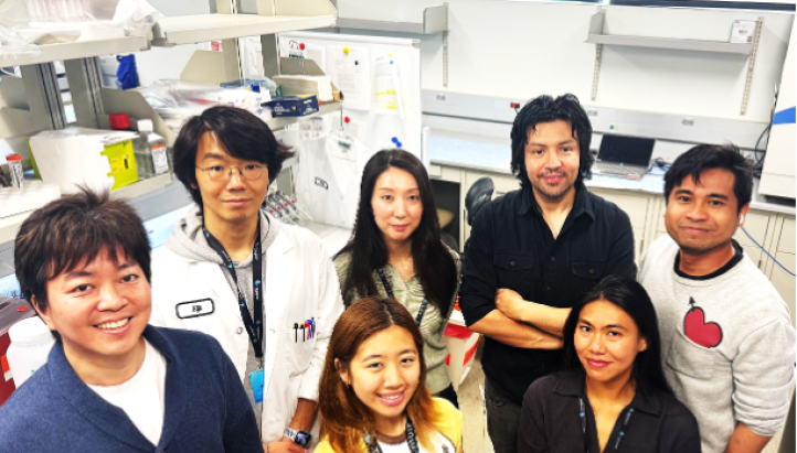 Assembled lab workers